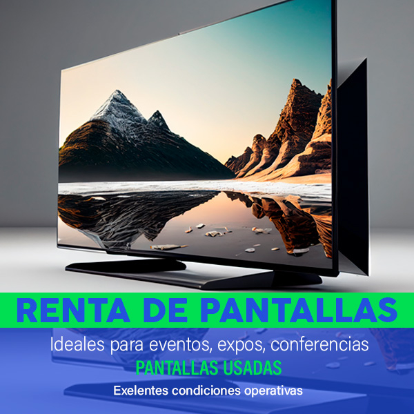 Renta de Computadoras- pantallas